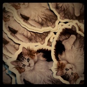 Mixed sticker packs of orginal designs of LOOP cat